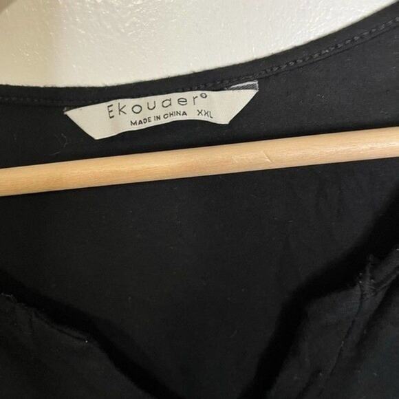 Black Nursing Tank Flowy Size XXL - Picture 4 of 5